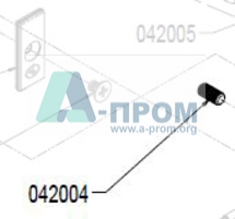 винт, M5x0.8x10 (замена 0030.1715) 042004