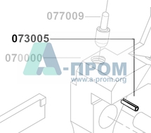 пружинный штифт M3x10 (замена 0031.6310) 073005