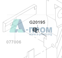 винт, M6x1.0x8 G20195