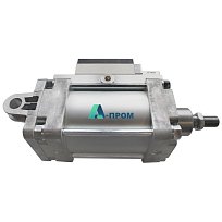 Пневматический цилиндр правый со скобой Druckluftzylinder rechts mit Gabelkopf