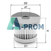 Air filter 909580 for Becker vacuum pumps